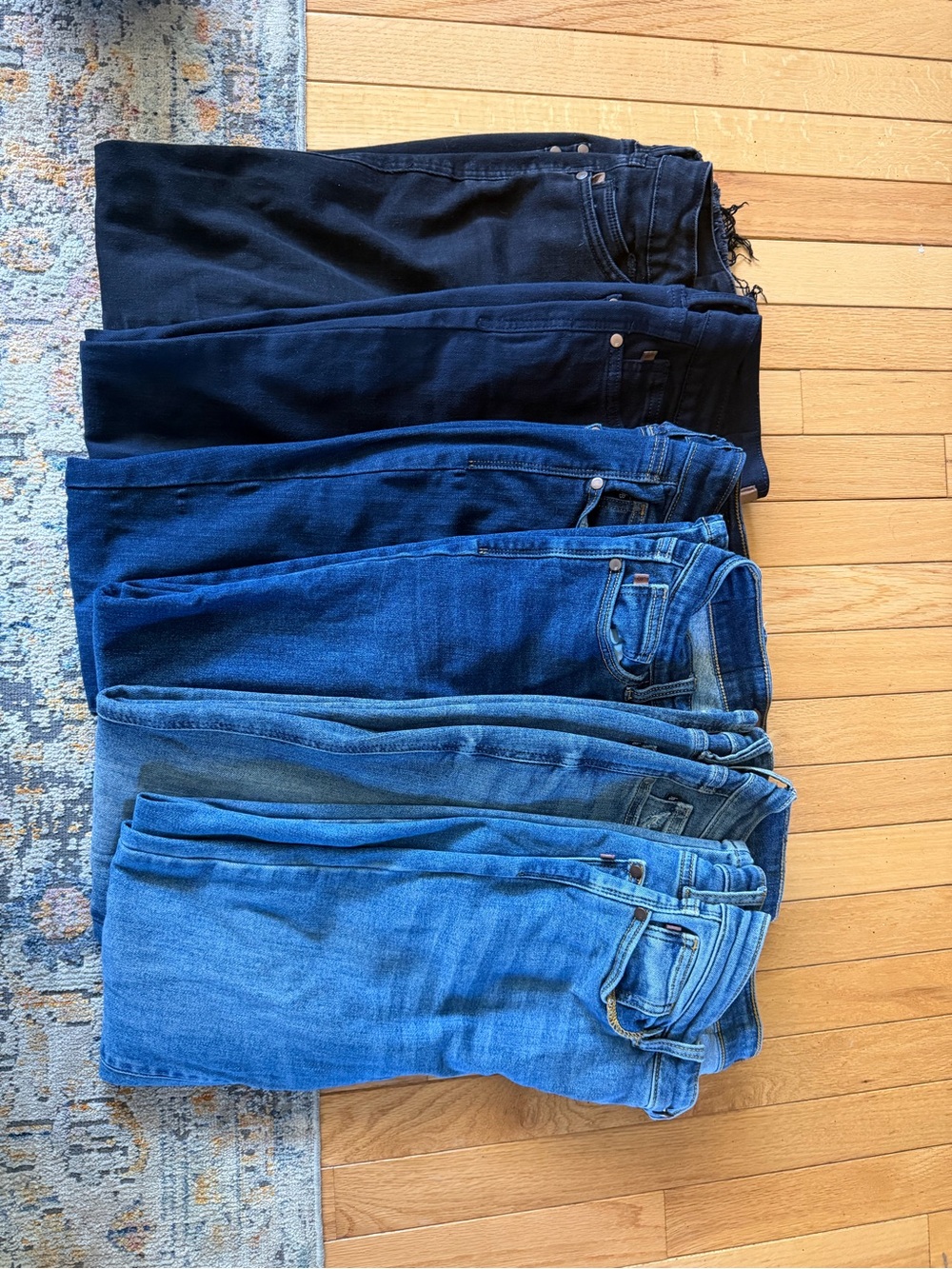 6 Judy Blue Women's Skinny Jeans - Assorted Blue Washes